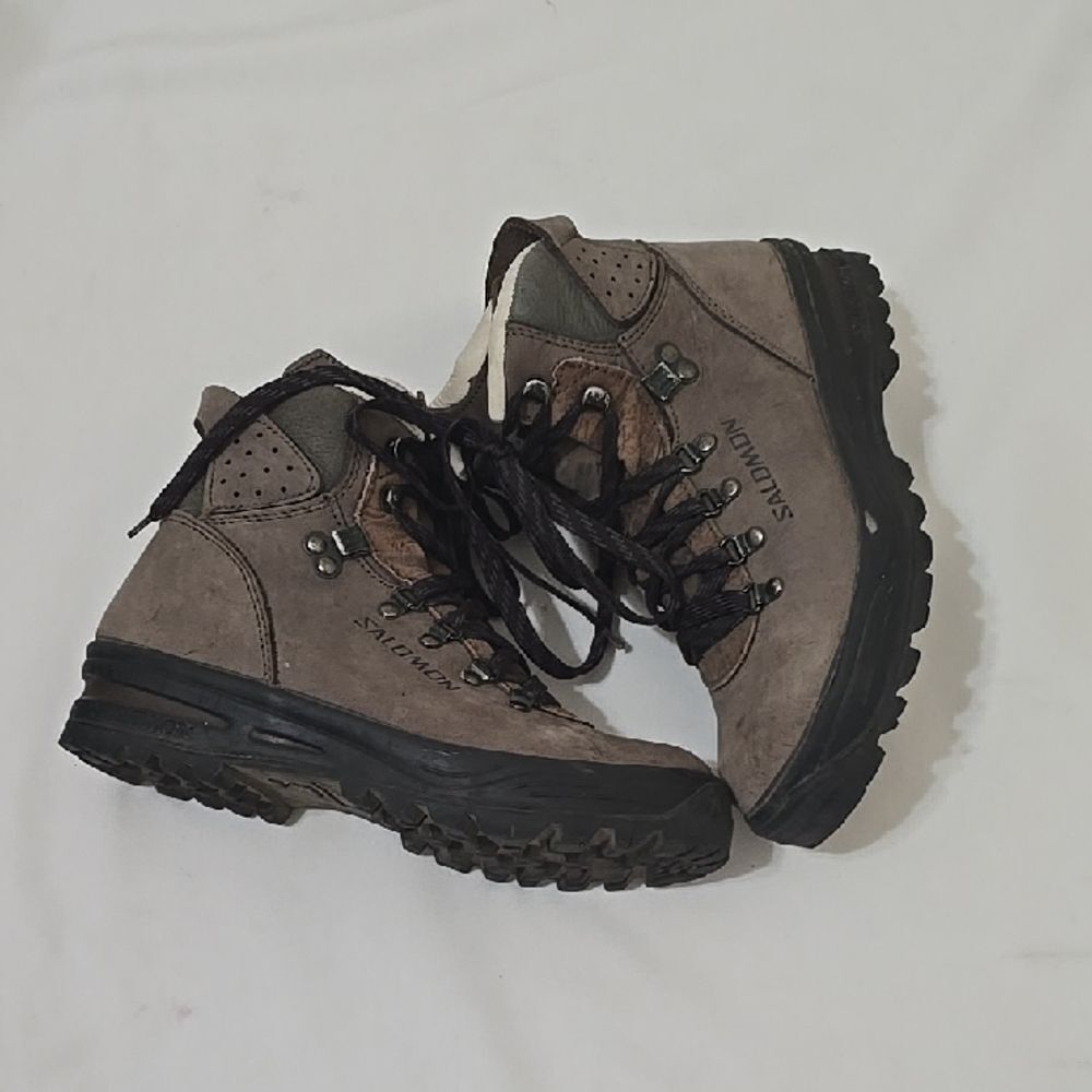 Salomon Women's  Hiking Boots - Brown and Black 6